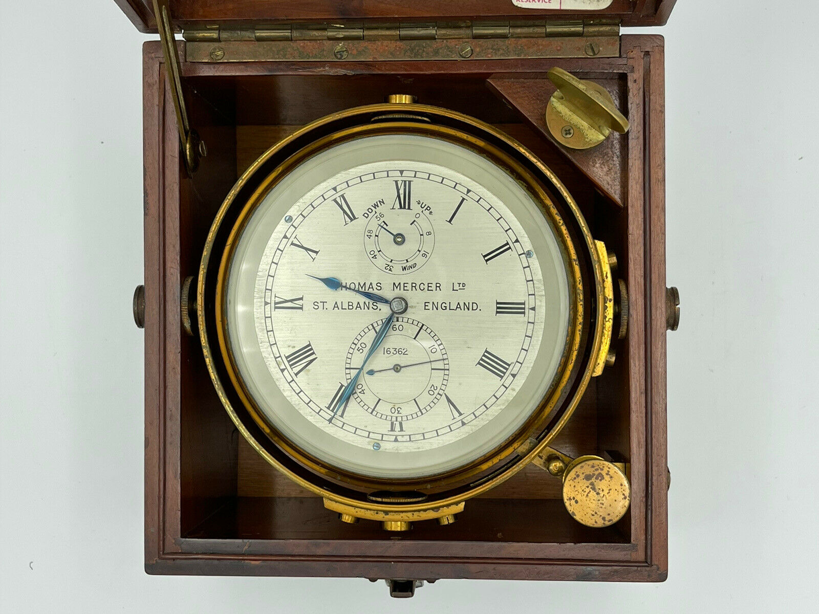 Thomas Mercer Marine Chronometer, Serial #16362