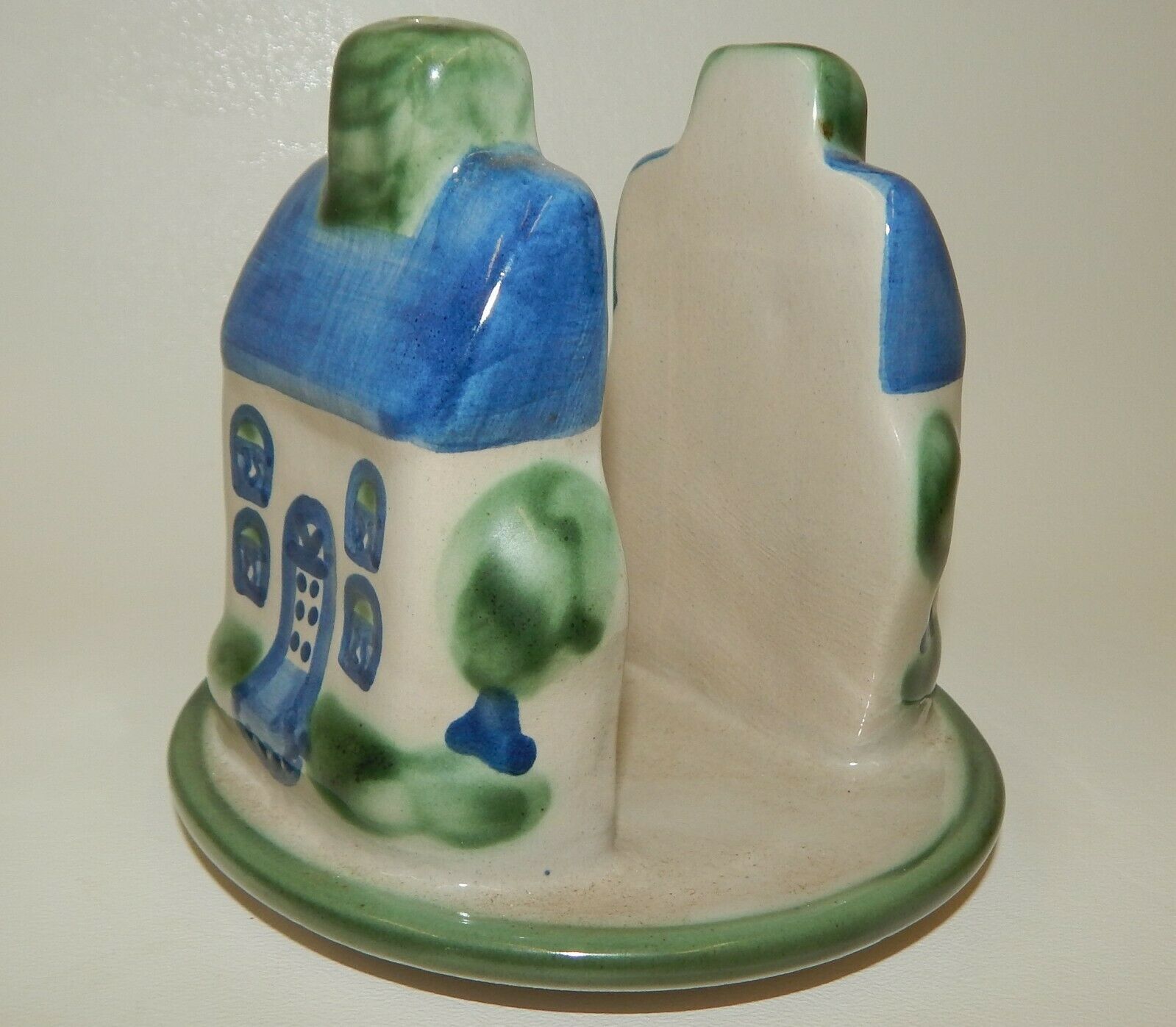 M A Hadley Art Pottery - Napkin Holder - Country Cottage House