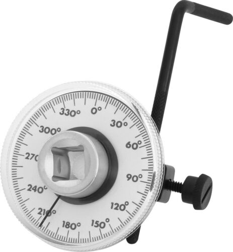 360° 1/2" Drive Torque Angle Gauge Meter Angle Rotation Measurer Tool Wrench New